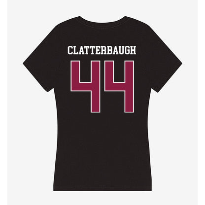 Virginia Tech - NCAA Football : Brett Clatterbaugh - Women's V-Neck T-Shirt-1