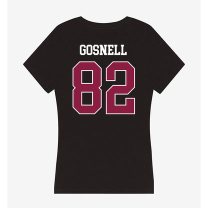 Virginia Tech - NCAA Football : Benji Gosnell - Women's V-Neck T-Shirt-1