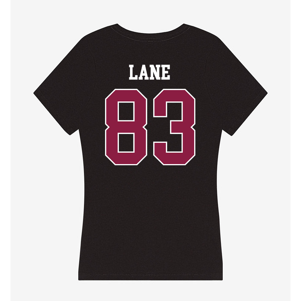 Virginia Tech - NCAA Football : Jaylin Lane - Women's V-Neck T-Shirt-1