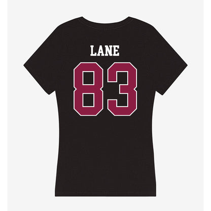 Virginia Tech - NCAA Football : Jaylin Lane - Women's V-Neck T-Shirt-1
