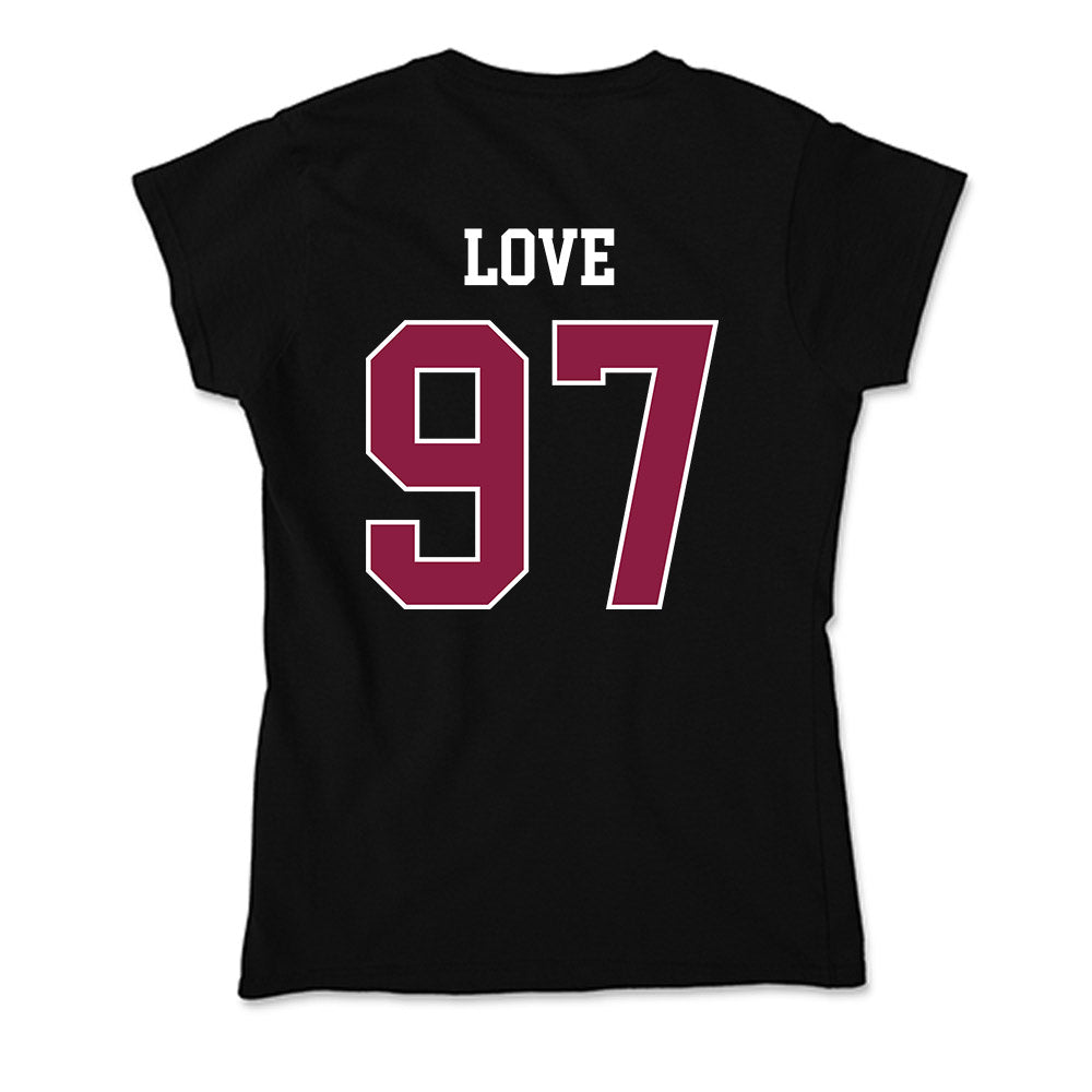 Virginia Tech - NCAA Football : John Love - Soft Style Women’s T-Shirt-1