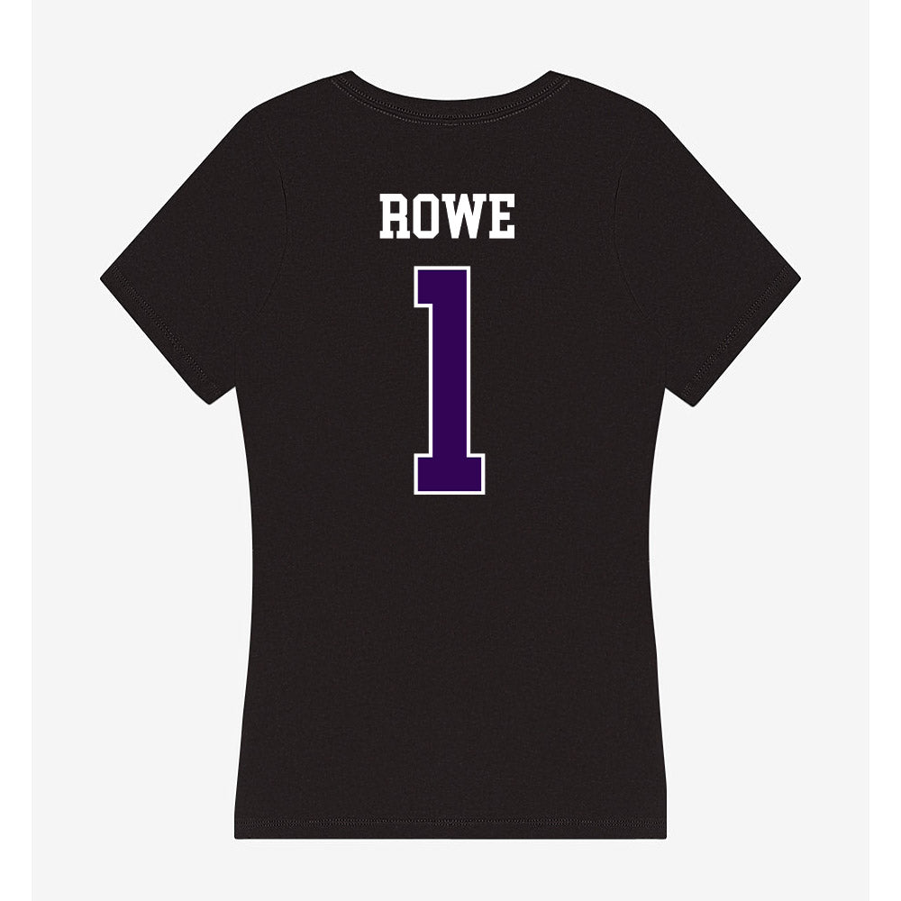 Kansas State - NCAA Football : Jayden Rowe - Women's V-Neck T-Shirt-1