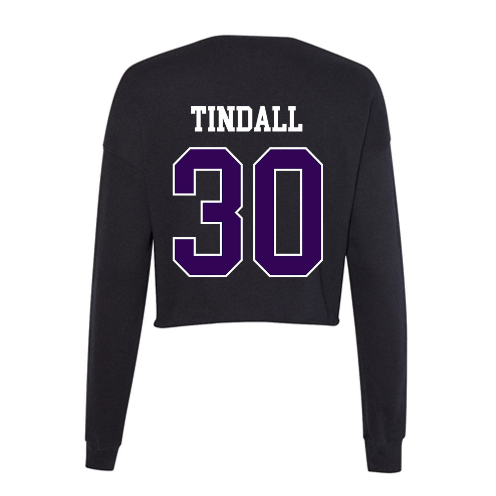 Kansas State - NCAA Women's Volleyball : Tatum Tindall - Women's Cropped Crew Fleece-1