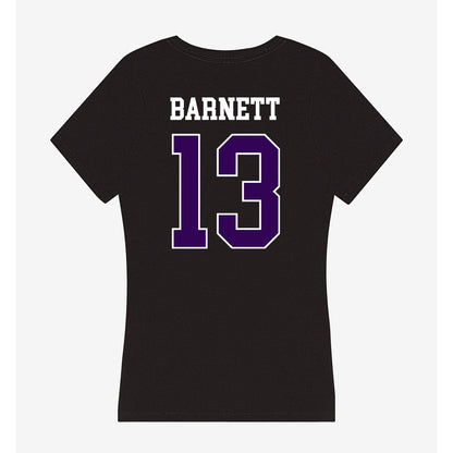 Kansas State - NCAA Football : Blake Barnett - Women's V-Neck T-Shirt-1
