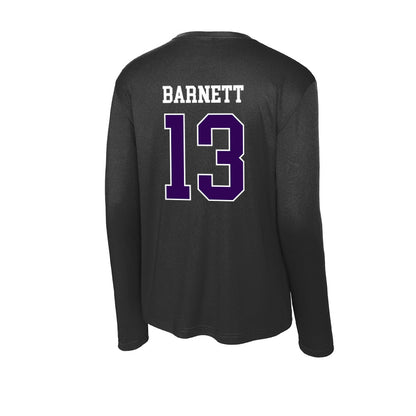 Kansas State - NCAA Football : Blake Barnett - Activewear Long Sleeve T-Shirt-1