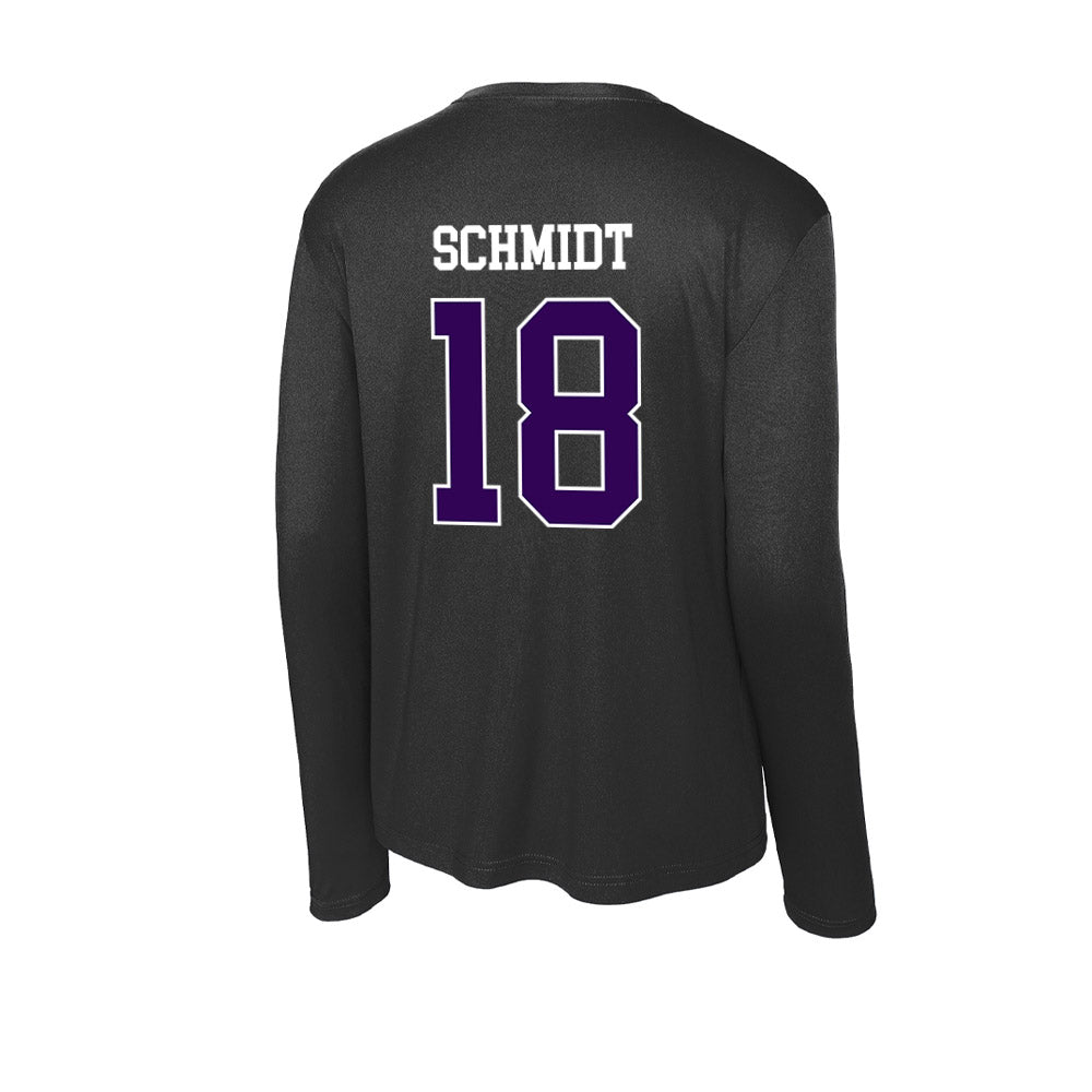 Kansas State - NCAA Women's Volleyball : Brenna Schmidt - Activewear Long Sleeve T-Shirt-1