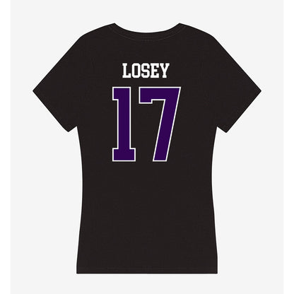 Kansas State - NCAA Women's Soccer : Jordan Losey - Women's V-Neck T-Shirt-1