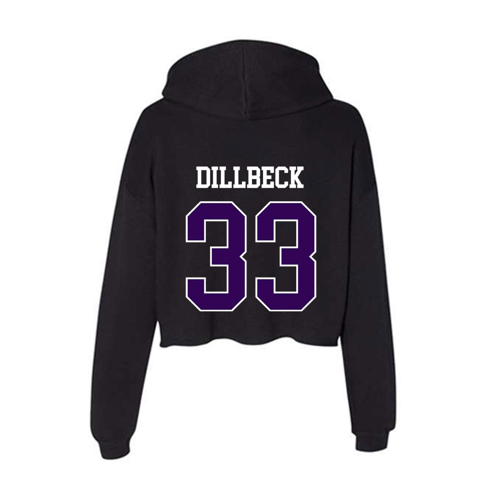 Kansas State - NCAA Women's Soccer : Chloe Dillbeck - Women's Crop Fleece Hoodie-1