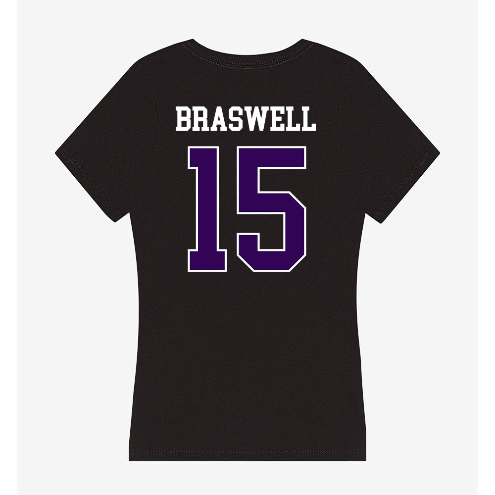 Kansas State - NCAA Women's Soccer : McKinnan Braswell - Women's V-Neck T-Shirt-1
