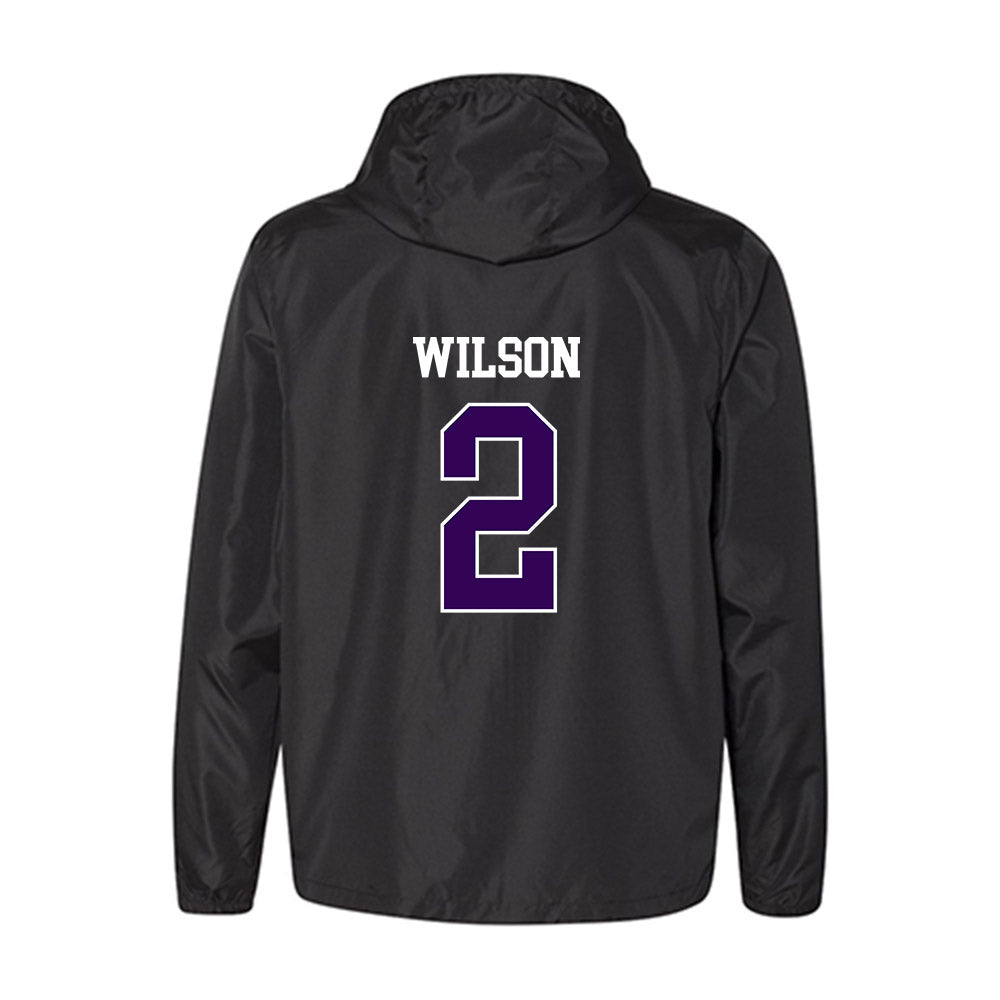 Kansas State - NCAA Men's Basketball : Exavier Wilson - Windbreaker-1