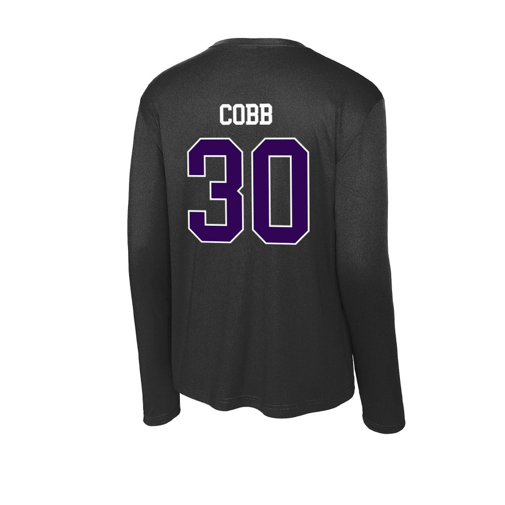 Kansas State - NCAA Football : Teagan Cobb - Activewear Long Sleeve T-Shirt-1