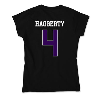 Kansas State - NCAA Men's Basketball : Pj Haggerty - Soft Style Women’s T-Shirt-1