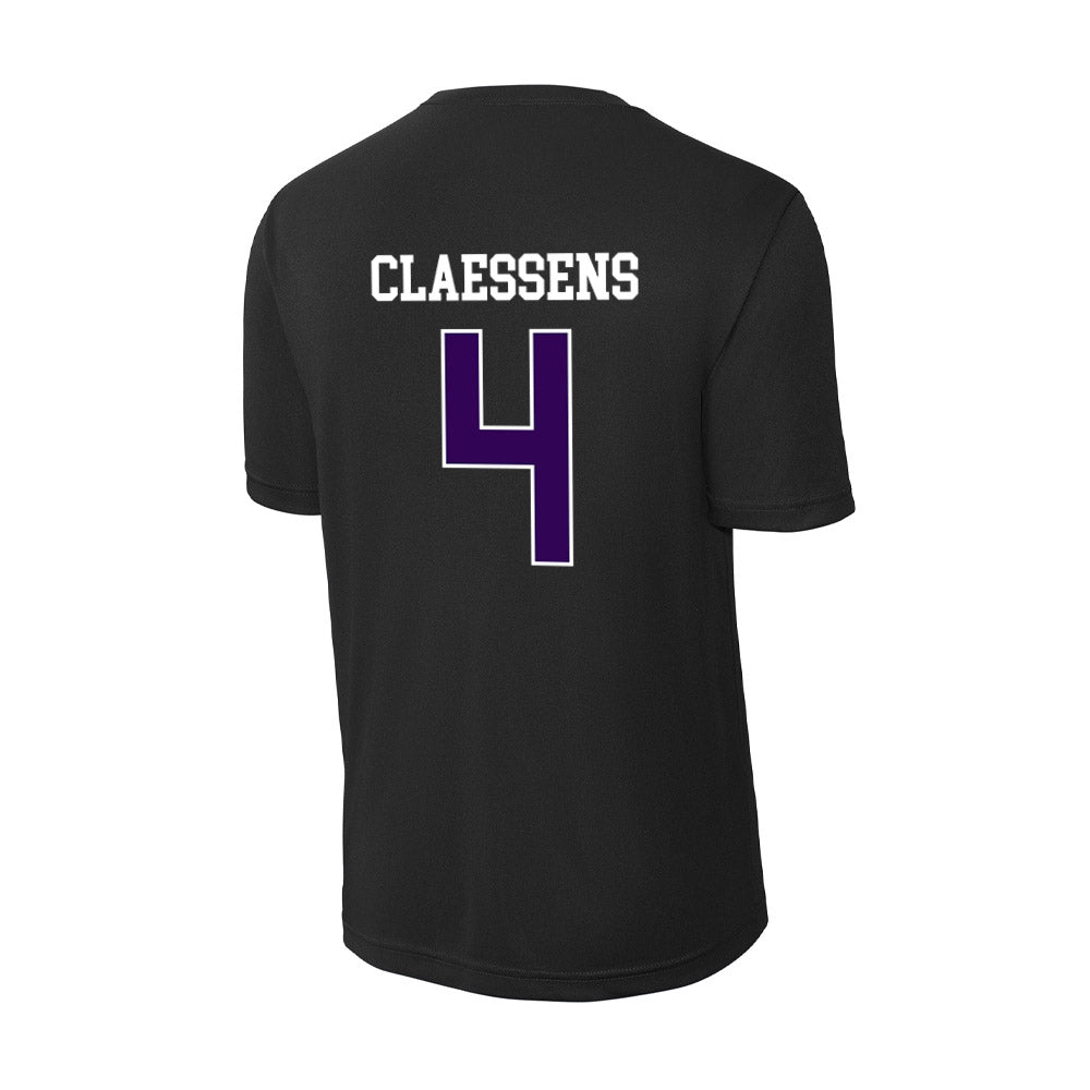 Kansas State - NCAA Women's Basketball : Nastja Claessens - Activewear T-Shirt-1