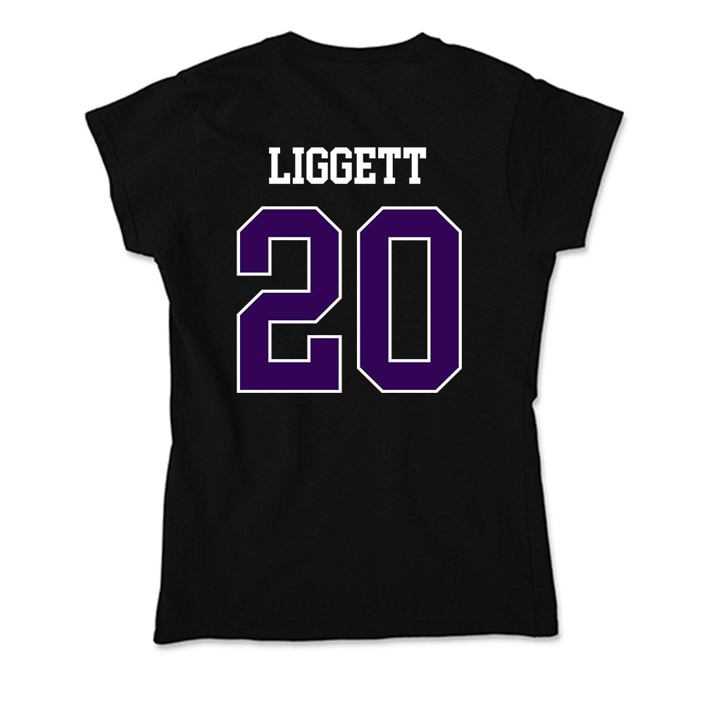 Kansas State - NCAA Baseball : Carson Liggett - Soft Style Women’s T-Shirt-1