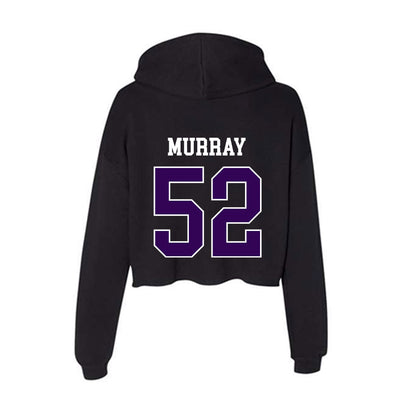 Kansas State - NCAA Baseball : Chandler Murray - Women's Crop Fleece Hoodie-1