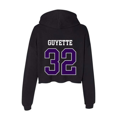 Kansas State - NCAA Baseball : James Guyette - Women's Crop Fleece Hoodie-1