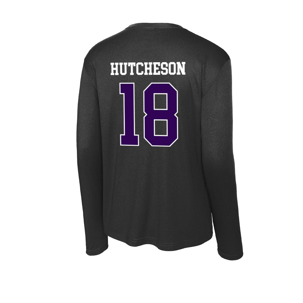 Kansas State - NCAA Football : Hudson Hutcheson - Activewear Long Sleeve T-Shirt-1