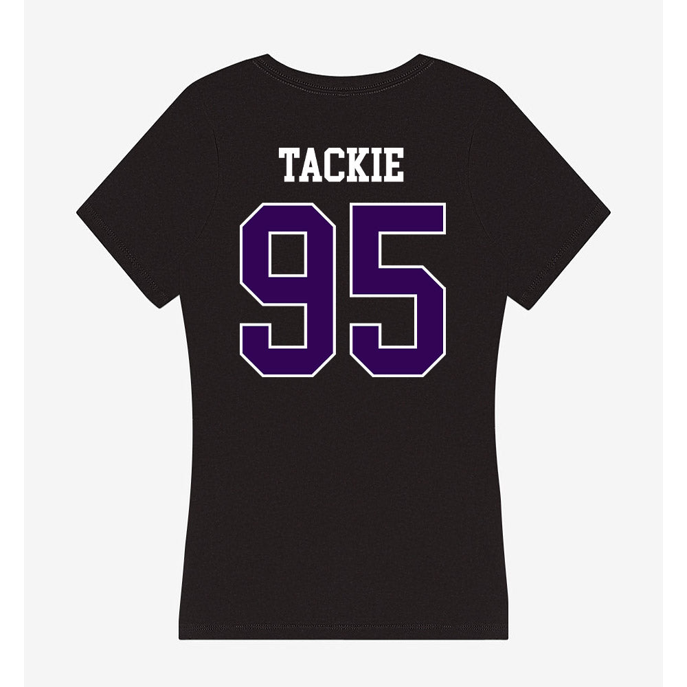 Kansas State - NCAA Football : Patrick Tackie - Women's V-Neck T-Shirt-1
