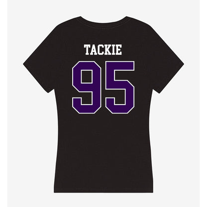 Kansas State - NCAA Football : Patrick Tackie - Women's V-Neck T-Shirt-1