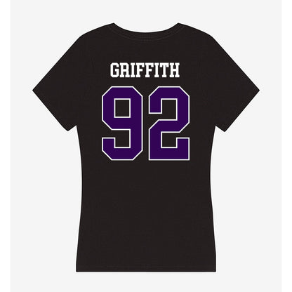 Kansas State - NCAA Football : Truman Griffith - Women's V-Neck T-Shirt-1
