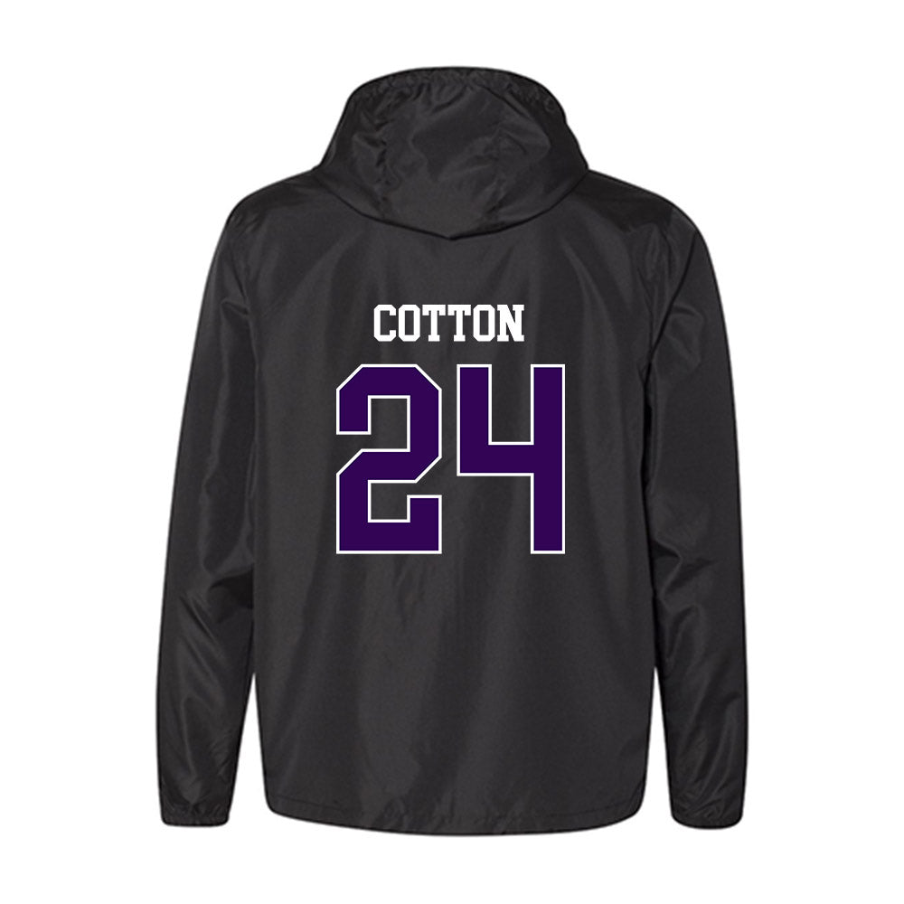 Kansas State - NCAA Women's Basketball : Jenessa Cotton - Windbreaker-1