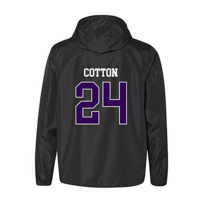 Kansas State - NCAA Women's Basketball : Jenessa Cotton - Windbreaker-1