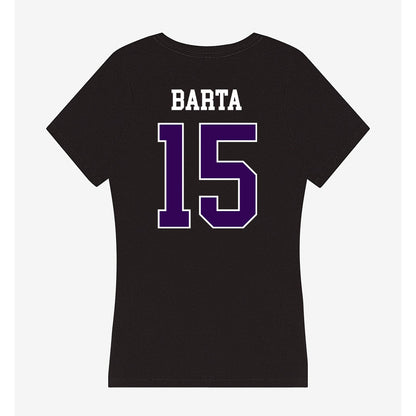 Kansas State - NCAA Football : Callen Barta - Women's V-Neck T-Shirt-1