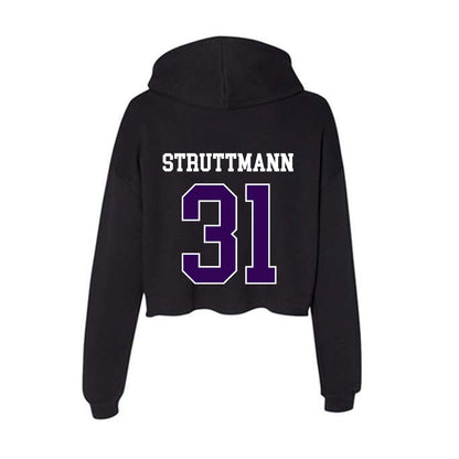 Kansas State - NCAA Women's Soccer : Morgan Struttmann - Women's Crop Fleece Hoodie-1