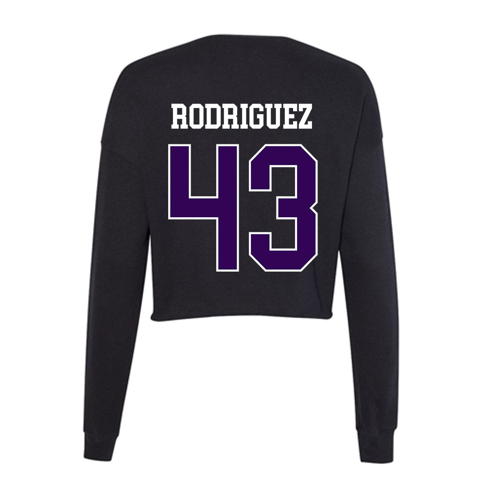 Kansas State - NCAA Football : Luis Rodriguez - Women's Cropped Crew Fleece-1