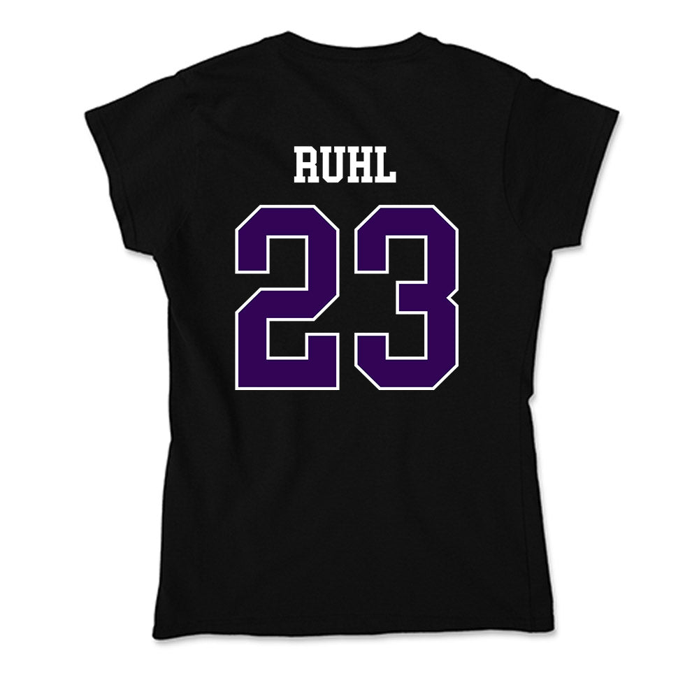 Kansas State - NCAA Baseball : Ty Ruhl - Soft Style Women’s T-Shirt-1
