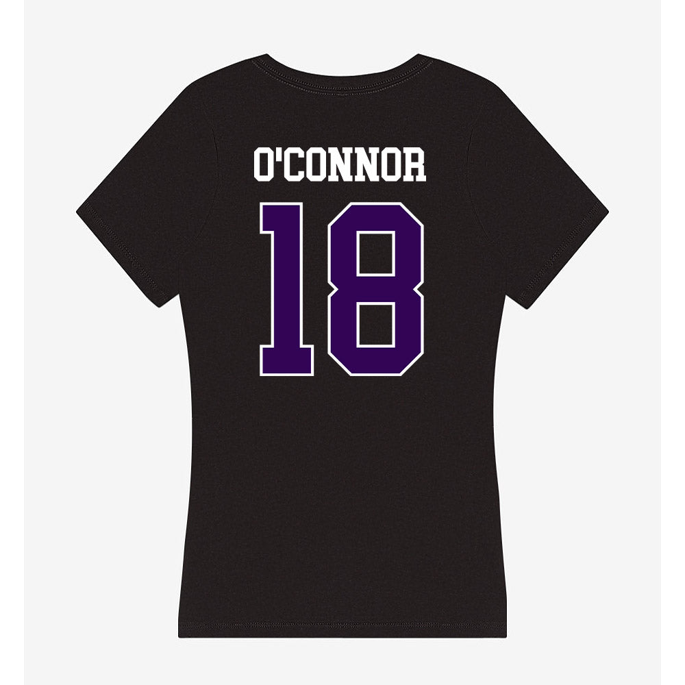 Kansas State - NCAA Baseball : Keegan O'Connor - Women's V-Neck T-Shirt-1