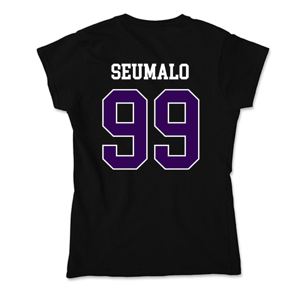 Kansas State - NCAA Football : Uso Seumalo - Soft Style Women’s T-Shirt-1