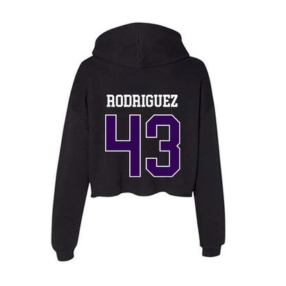 Kansas State - NCAA Football : Luis Rodriguez - Women's Crop Fleece Hoodie-1