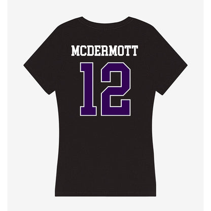 Kansas State - NCAA Women's Volleyball : Sydney McDermott - Women's V-Neck T-Shirt-1