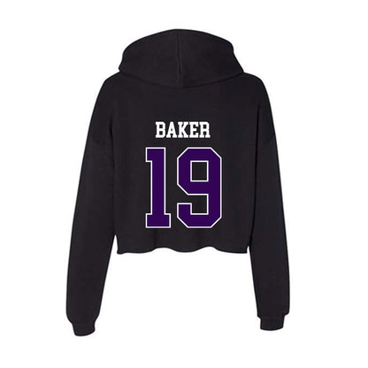 Kansas State - NCAA Women's Soccer : Riley Baker - Women's Crop Fleece Hoodie-1