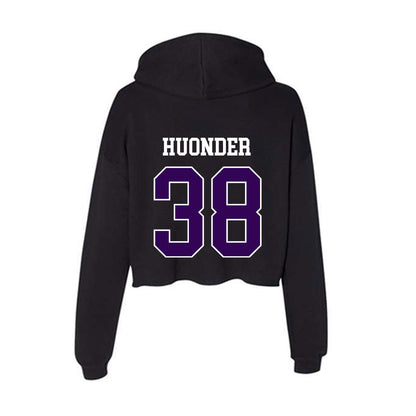 Kansas State - NCAA Women's Rowing : Abigail Huonder - Women's Crop Fleece Hoodie-1