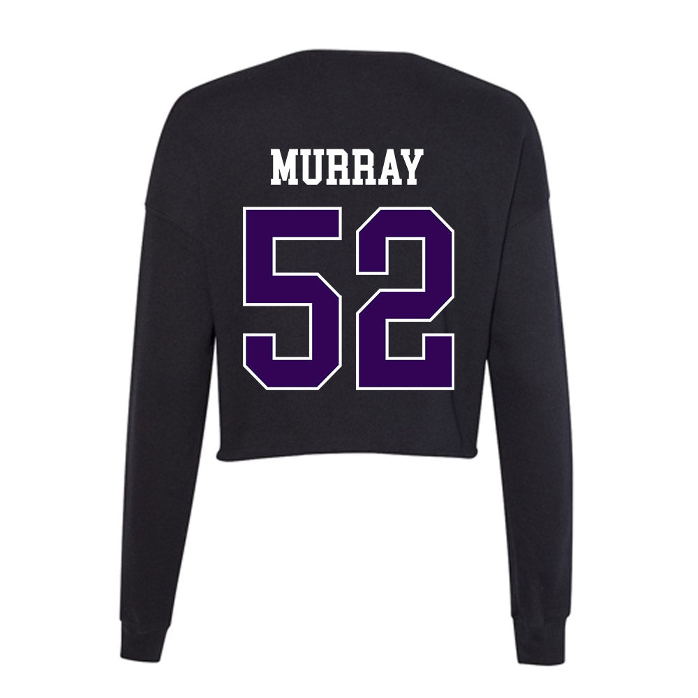 Kansas State - NCAA Baseball : Chandler Murray - Women's Cropped Crew Fleece-1