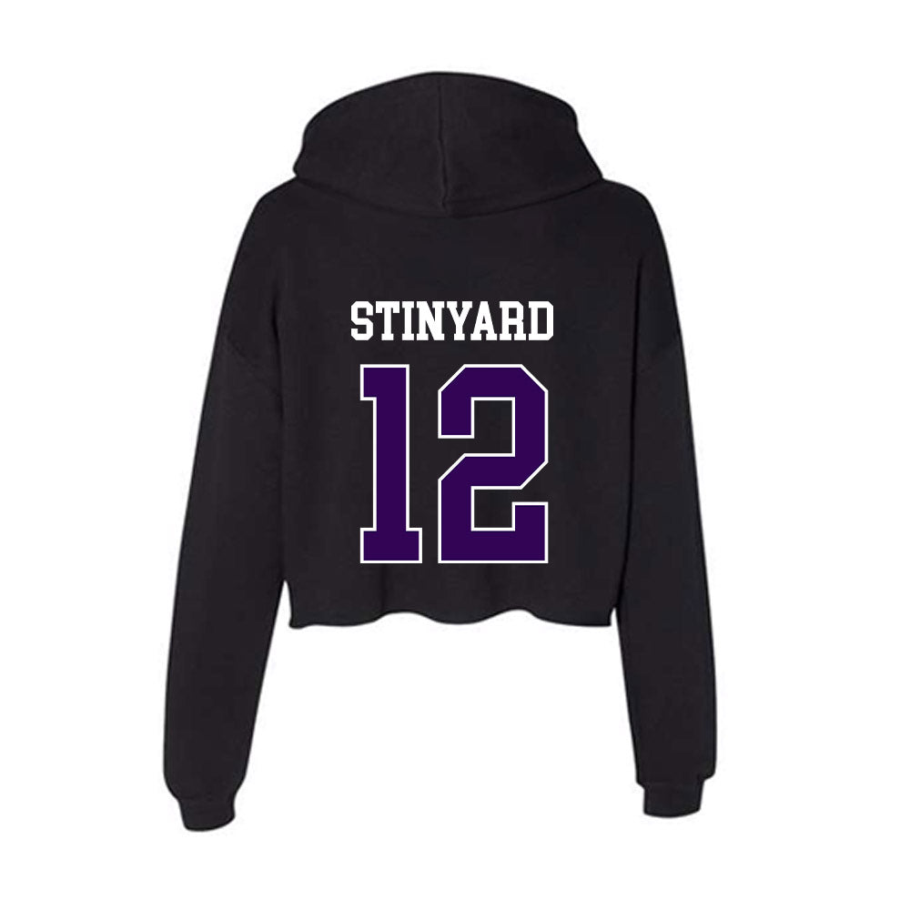 Kansas State - NCAA Football : Serious Stinyard - Women's Crop Fleece Hoodie-1