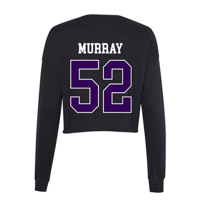 Kansas State - NCAA Baseball : Chandler Murray - Women's Cropped Crew Fleece-1