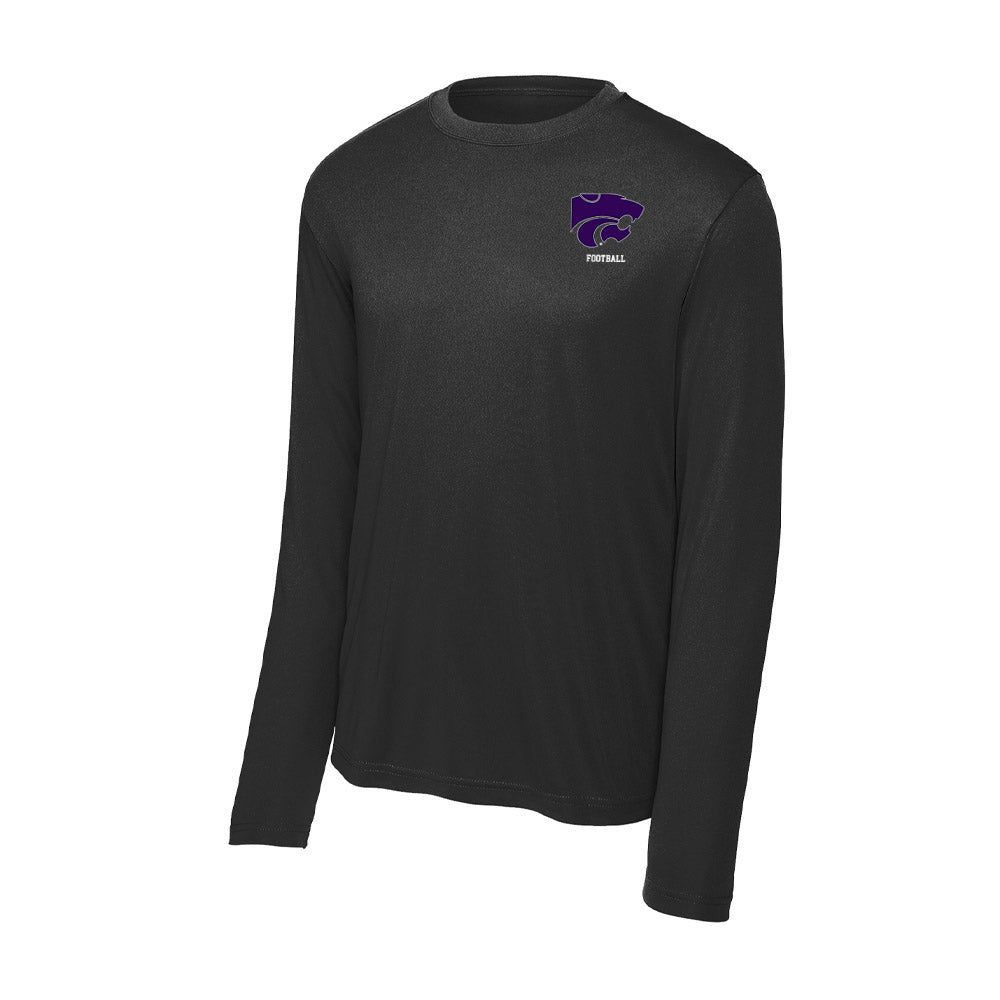 Kansas State - NCAA Football : Hudson Hutcheson - Activewear Long Sleeve T-Shirt-0