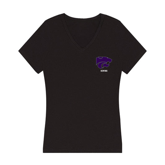 Kansas State - NCAA Women's Rowing : Harmony Leiker - Women's V-Neck T-Shirt-0