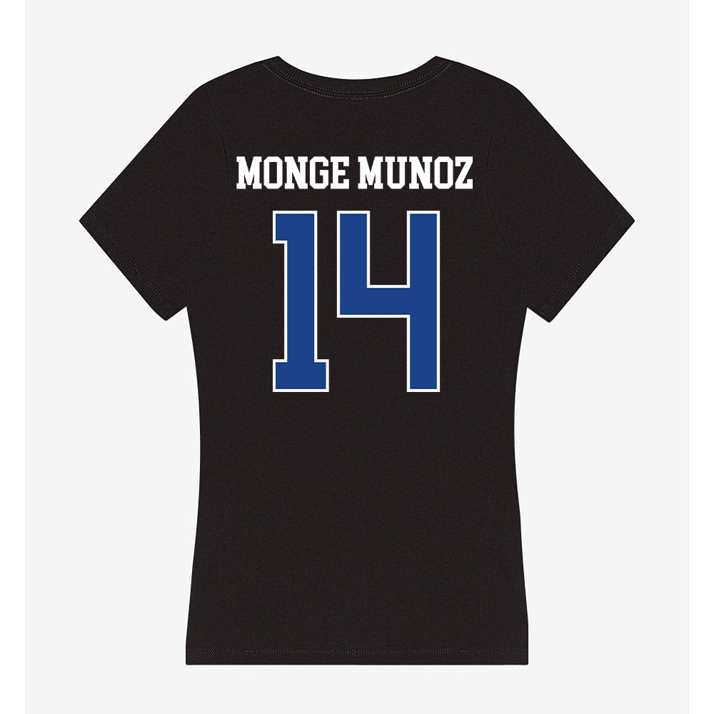 CSU Bakersfield - NCAA Men's Soccer : Pedro Monge munoz - Women's V-Neck T-Shirt-1