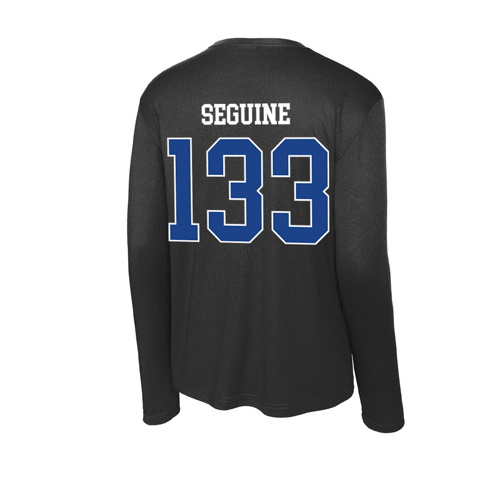 CSU Bakersfield - NCAA Wrestling : Rider Seguine - Activewear Long Sleeve T-Shirt-1