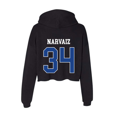 CSU Bakersfield - NCAA Softball : Mari Narvaiz - Women's Crop Fleece Hoodie-1