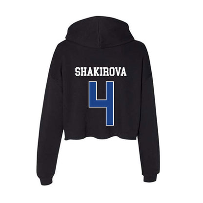 CSU Bakersfield - NCAA Women's Volleyball : Agnes Shakirova - Women's Crop Fleece Hoodie-1
