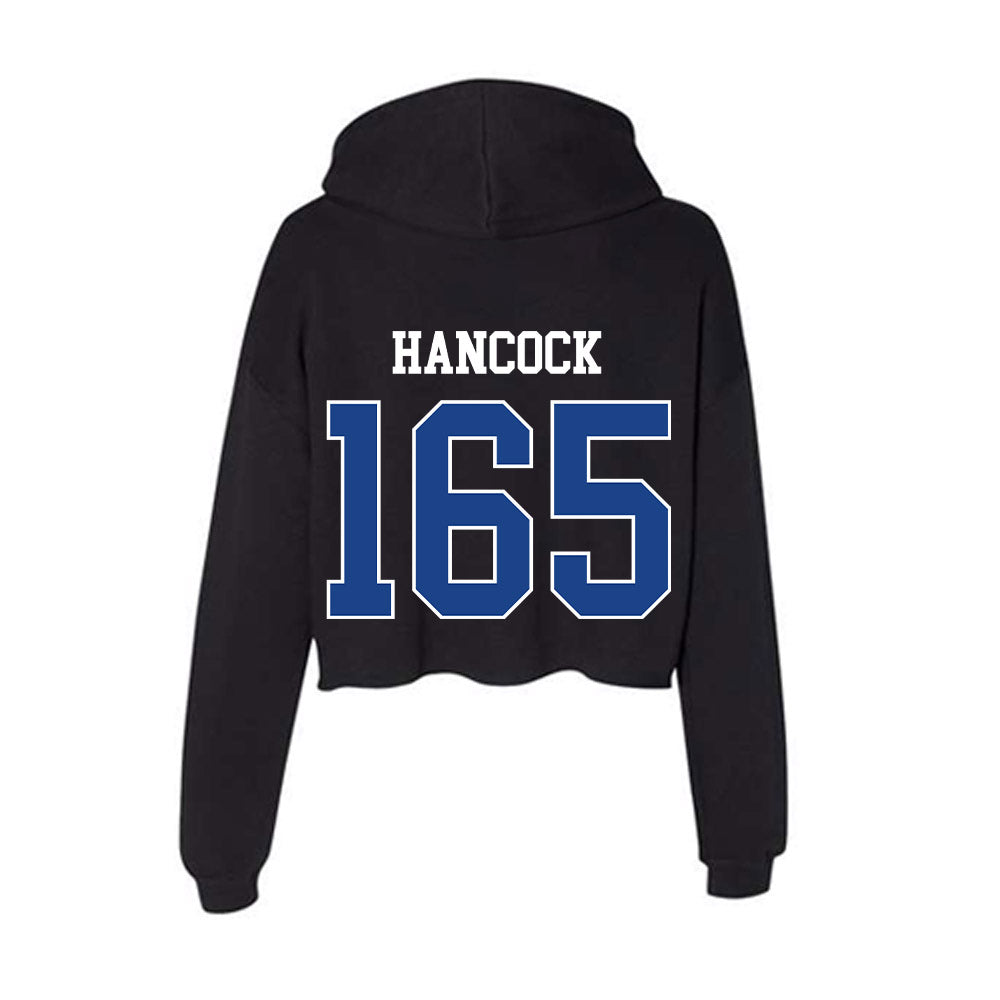 CSU Bakersfield - NCAA Wrestling : Hunter Hancock - Women's Crop Fleece Hoodie-1