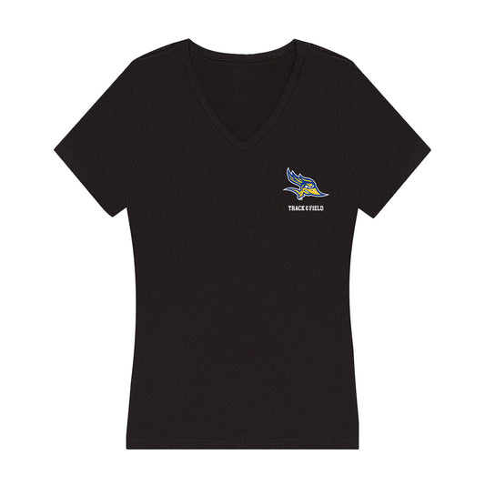 CSU Bakersfield - NCAA Men's Track & Field : Brock Turner - Women's V-Neck T-Shirt-0