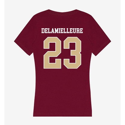 FSU - NCAA Baseball : Brody DeLamielleure - Women's V-Neck T-Shirt-1