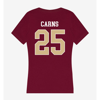 FSU - NCAA Baseball : Hunter Carns - Women's V-Neck T-Shirt-1