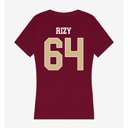 FSU - NCAA Football : Jacob Rizy - Women's V-Neck T-Shirt-1